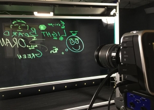picture of the University of Kentucky Lightboard